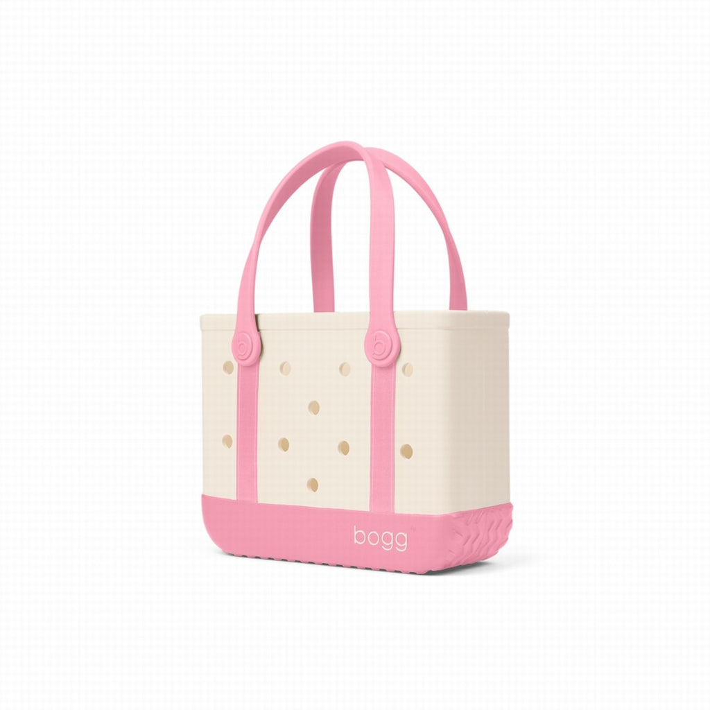 Bitty Bogg Bag Varsity Blowing Pink Bubbles Sunny Getaway Carryall Lightweight Travel Friendly Deep Storage Interior for Outdoor Sports