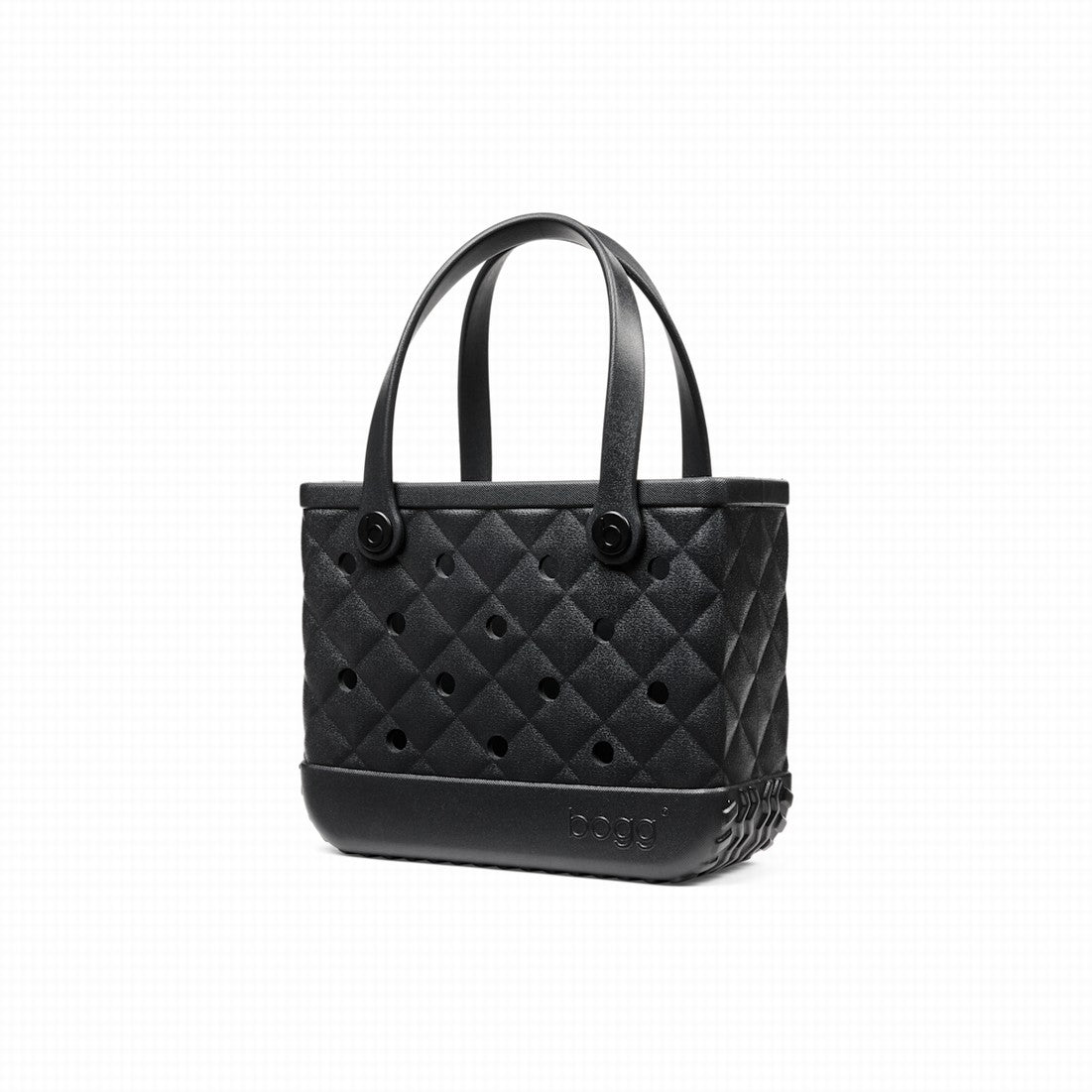 Bitty Bogg Bag Quilted LBD Black Family Size Beach Organizer Lightweight Oversized with Extra Storage Compartments for Yacht Excursions Travel Organizer Vacation Essentials for Women