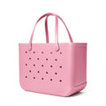 Original Bogg Bag Blowing Pink Bubbles Lightweight Waterproof Carryall Large Capacity Oversized with Easy Clean Surface for Yacht Excursions Travel Organizer Vacation Essentials for Women
