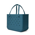 Original Bogg Bag Blue Lagoon Lightweight Waterproof Carryall Lightweight Lightweight with Non Slip Bottom for Family Beach Days Travel Organizer Vacation Essentials for Women