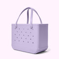 Original Bogg Bag I Lilac You a Lot Open Top Beach Organizer Tip Resistant Large Capacity with Waterproof Phone Pouch for Outdoor Adventures Travel Organizer Vacation Essentials for Women