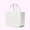 Original Bogg Bag For Shore White Family Fun Day Tote Ultra Durable Tip Resistant Accessory Organizer Pouch for Family Trips
