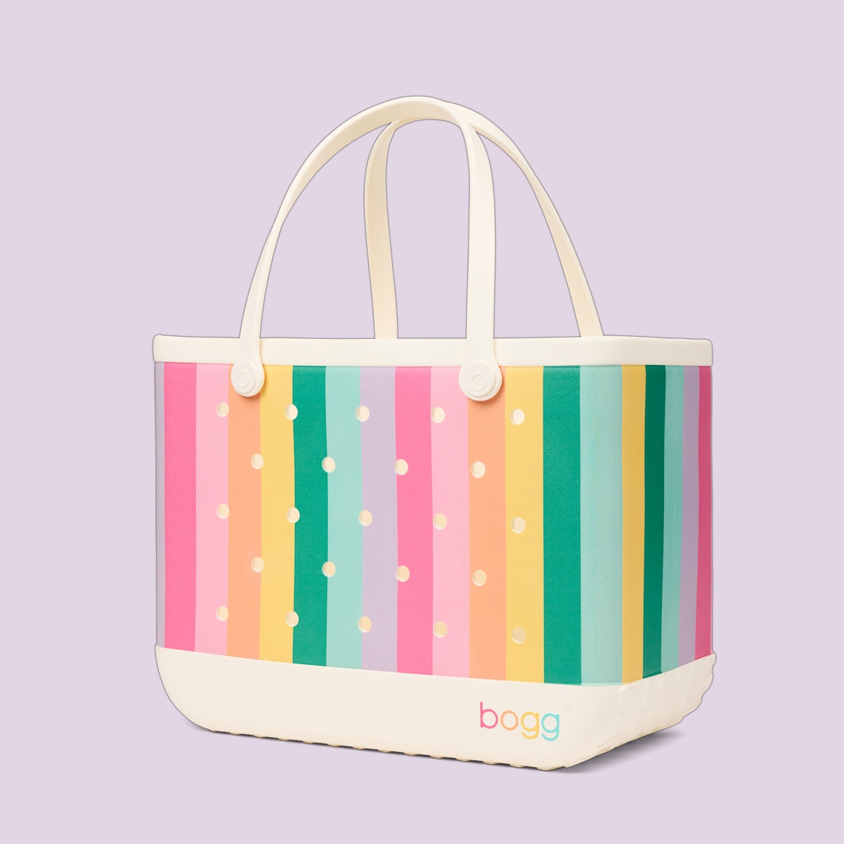 Original Bogg Bag Color Burst Holiday Cruise Tote Modern Tip Resistant Easy Maintenance Surface for Pool Activities