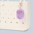Bubble Bogg I Lilac You A Lot Heavy Duty Rubber Beach Bag Tip Resistant Waterproof with Travel Accessory Pouch for Lake Adventures Travel Organizer Vacation Essentials for Women