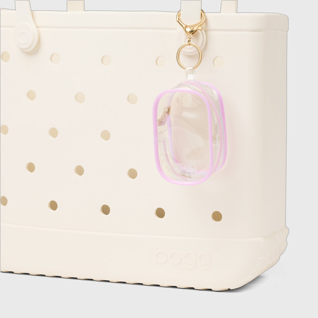 Bubble Bogg Pink Taffy Large Capacity Beach Carryall Durable Tip Resistant with Cosmetic Organizer for Cruise Travel Travel Organizer Vacation Essentials for Women