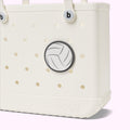 Bogg Bit Volleyball Resort Lifestyle Tote Modern Tip Resistant Deep Storage Interior for Summer Adventures