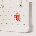 Bogg Bit Warm Winter Snacks Seaside Adventure Tote Luxury Sandproof Bonus Cosmetic Bag Included for Resort Vacations