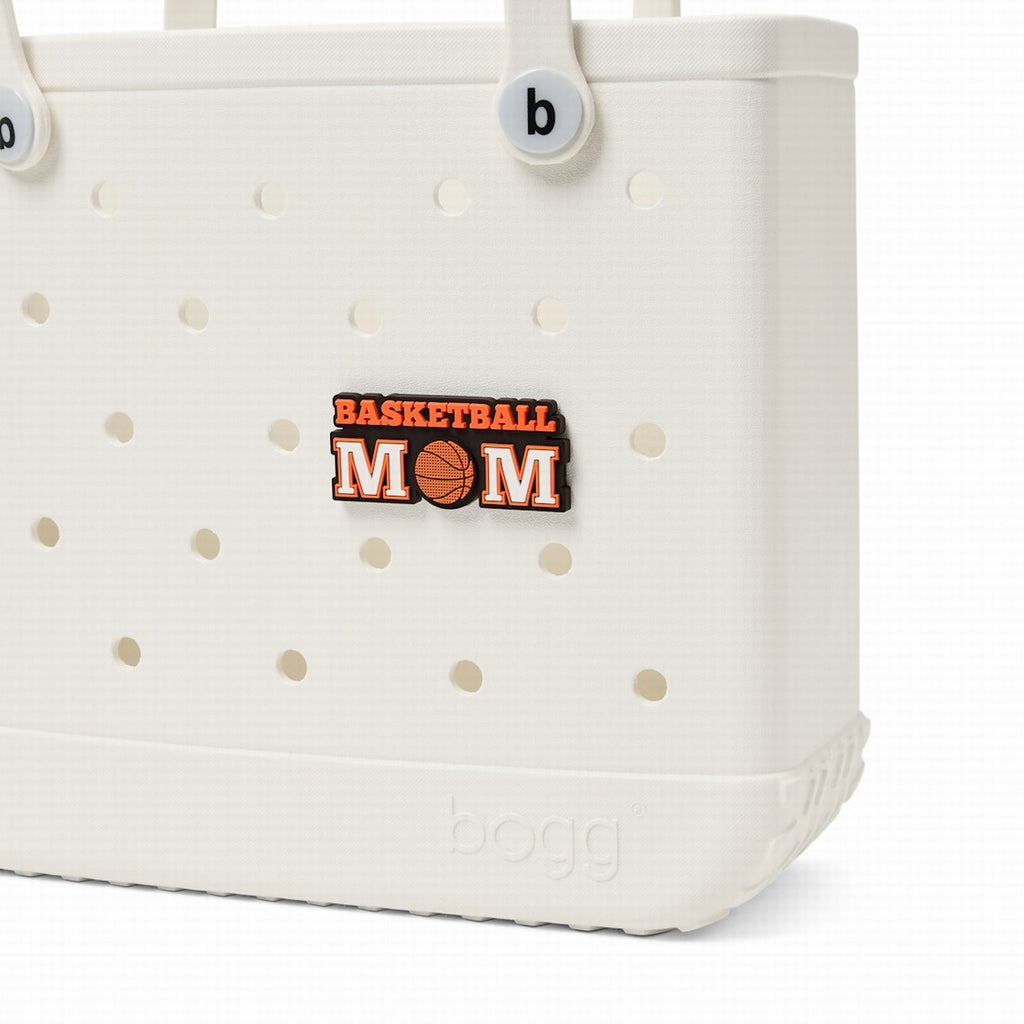Bogg Bit Basketball Mom Waterproof EVA Beach Tote Bag Durable Durable with Adjustable Shoulder Strap for Yacht Excursions Travel Organizer Vacation Essentials for Women