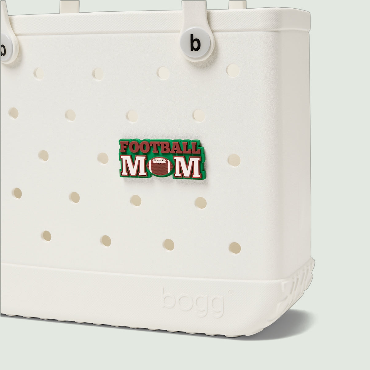 Bogg Bit Football Mom Summer Holiday Storage Tote Heavy Duty Travel Friendly Easy Maintenance Surface for Women