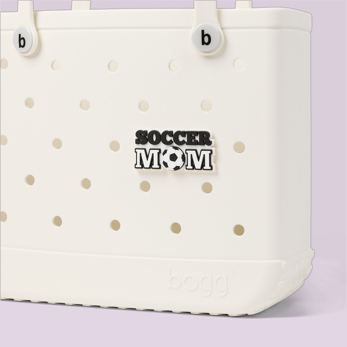 Bogg Bit Soccer Mom Women's Waterproof Beach Tote Oversized Easy Clean with Reinforced Handles for Outdoor Adventures Travel Organizer Vacation Essentials for Women