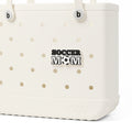 Bogg Bit Soccer Mom Family Size Beach Organizer Oversized Waterproof with Reinforced Handles for Beach Vacation Travel Organizer Vacation Essentials for Women