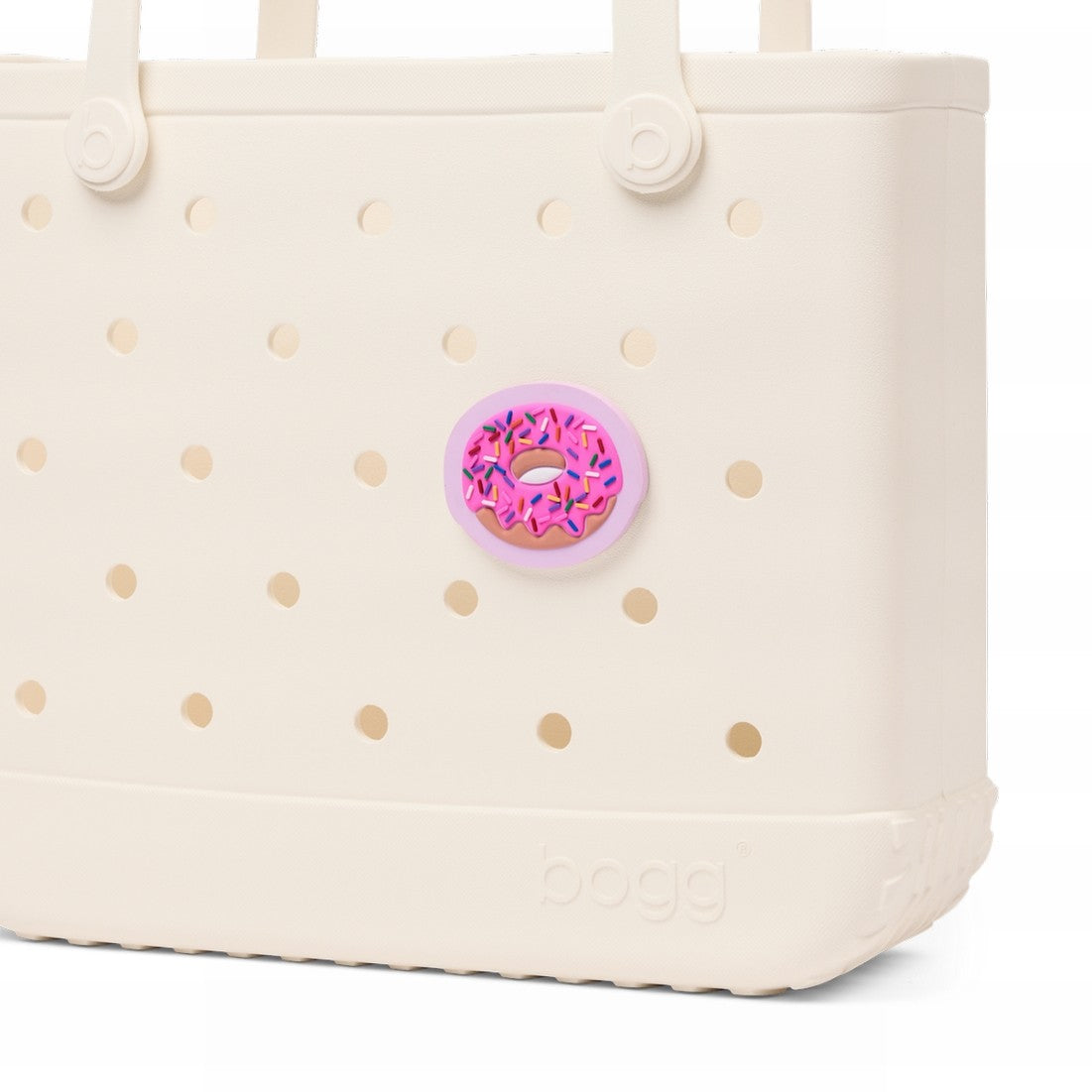 Bogg Bit Sprinkle Donut Cruise Essentials Travel Tote Easy Clean Washable with Easy Clean Surface for Beach Vacation Travel Organizer Vacation Essentials for Women