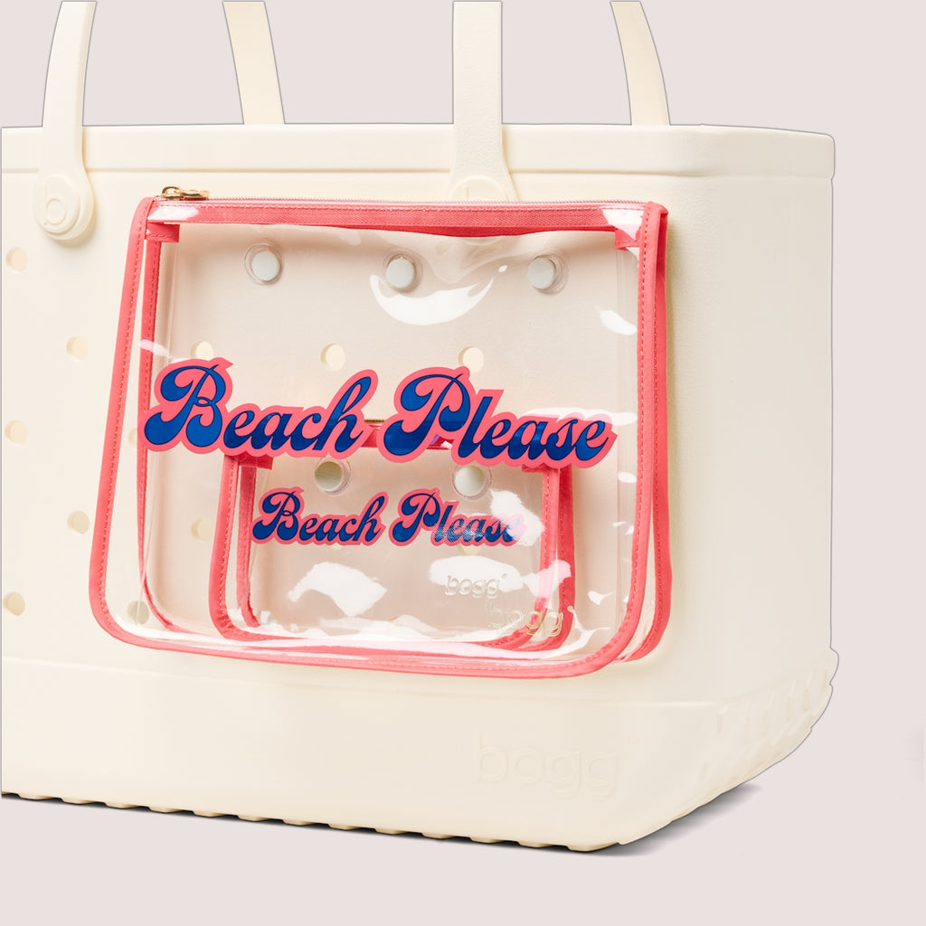 Bogg Bag Decorative Insert Beach Please Boat Trip Waterproof Tote Waterproof Oversized with Waterproof Phone Pouch for Yacht Excursions Travel Organizer Vacation Essentials for Women
