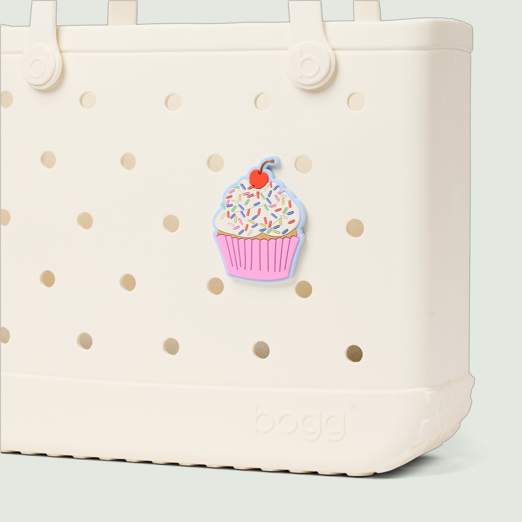 Bogg Bit Sprinkle Cupcake Sunny Getaway Carryall Stylish Washable Accessory Organizer Pouch for Summer Adventures