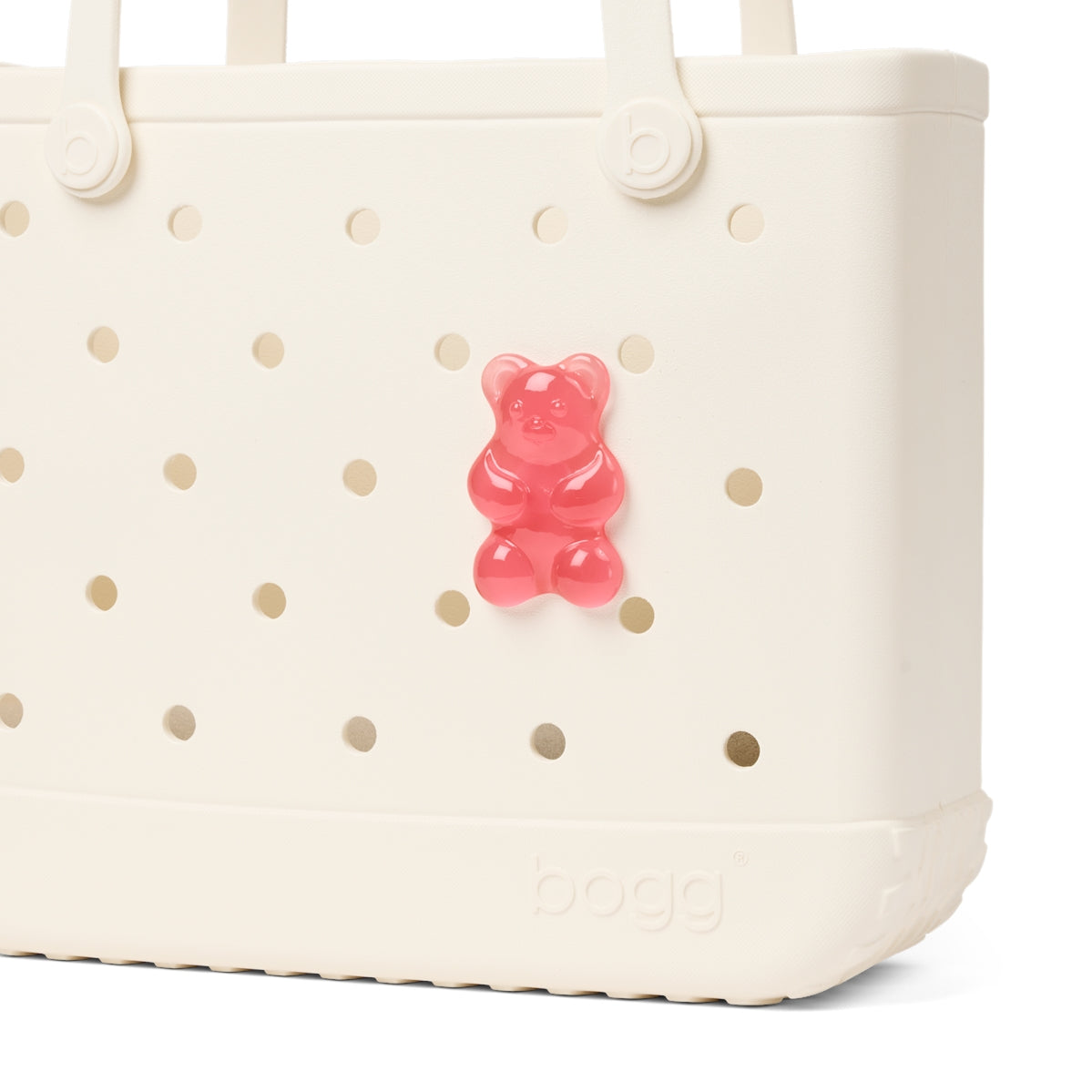 Bogg Bit Fruit Punch Gummy Bear Beach Vacation Carryall Heavy Duty Quick Dry Non Slip Bottom Design for Family Trips