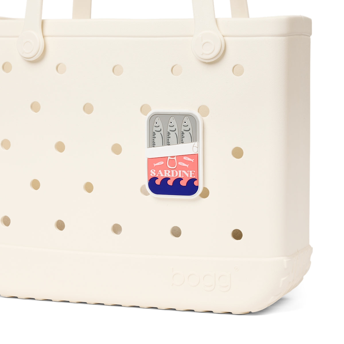 Bogg Bit Sardine Tin Premium EVA Pool Bag Oversized Sandproof with Non Slip Bottom for Yacht Excursions Travel Organizer Vacation Essentials for Women